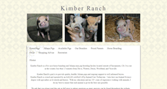 Desktop Screenshot of kimberranch.com