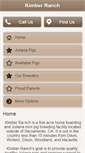 Mobile Screenshot of kimberranch.com